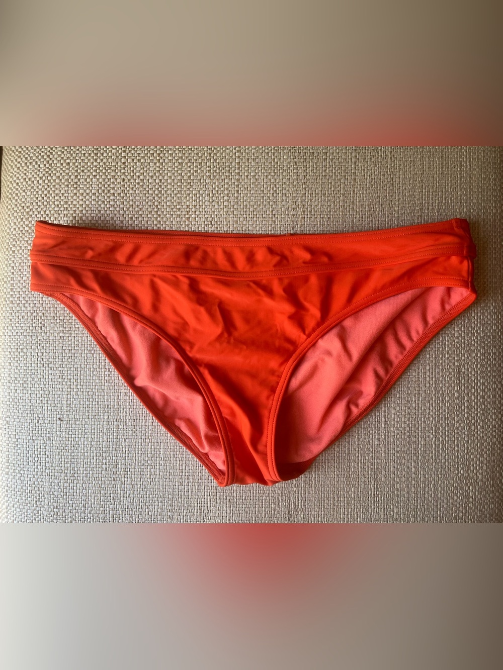 Prana Orange Ramba Bikini Bottom Size L